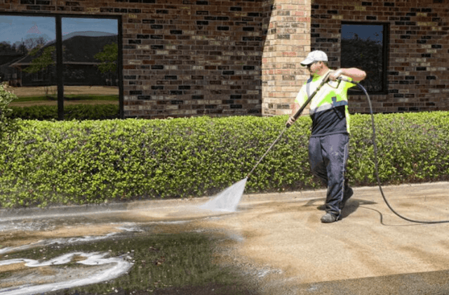 commercial concrete cleaning in davie